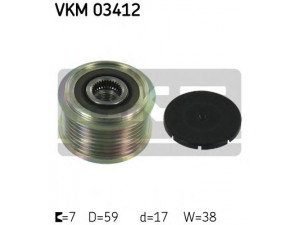 SKF VKM 03412 laisvos eigos sankaba, kint. sr. generatorius 
 Diržinė pavara -> Laisvos eigos sankaba, kint. sr. generatorius
U201-18-W10, 27415-0L020, 27415-0L040