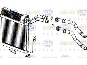 HELLA 8FH 351 315-621 šilumokaitis, salono šildymas 
 Šildymas / vėdinimas -> Šilumokaitis
1 453 314, 6G9118B539DB