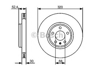 BOSCH 0 986 479 468 stabdžių diskas 
 Stabdžių sistema -> Diskinis stabdys -> Stabdžių diskas
8K0 615 301 A, 8K0 615 301 A