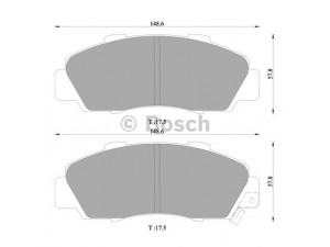 BOSCH 0 986 505 956 stabdžių trinkelių rinkinys, diskinis stabdys 
 Techninės priežiūros dalys -> Papildomas remontas
06450-S0A-J00, 06450-S0K-J11, 06450-S2H-J00