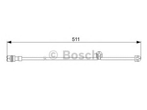 BOSCH 1 987 473 062 įspėjimo kontaktas, stabdžių trinkelių susidėvėjimas
997 612 676 01