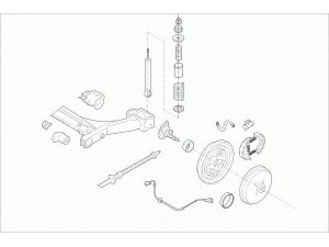 SACHS VW-GOLF-RS018 vairavimo mechanizmas; rato pakaba 
 Ašies montavimas/vairavimo mechanizmas/ratai -> Prekių paieška pagal schemą