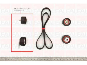 FAI AutoParts TBK184 paskirstymo diržo komplektas 
 Techninės priežiūros dalys -> Papildomas remontas
71736728