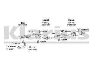 KLARIUS 930792E išmetimo sistema 
 Išmetimo sistema -> Išmetimo sistema, visa