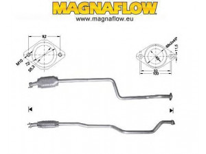MAGNAFLOW 74821D katalizatoriaus keitiklis 
 Išmetimo sistema -> Katalizatoriaus keitiklis
RF4G2060X