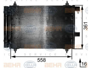 HELLA 8FC 351 300-251 kondensatorius, oro kondicionierius 
 Oro kondicionavimas -> Kondensatorius
6453.FH, 6453.FP