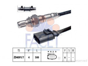 FACET 10.8127 lambda jutiklis 
 Išmetimo sistema -> Jutiklis/zondas
03C 906 262 AA, 03C 906 262 AA