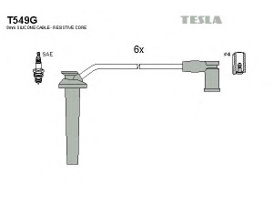 TESLA T549G uždegimo laido komplektas 
 Kibirkšties / kaitinamasis uždegimas -> Uždegimo laidai/jungtys
4138501