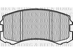 BORG & BECK BBP2201 stabdžių trinkelių rinkinys, diskinis stabdys 
 Techninės priežiūros dalys -> Papildomas remontas
MN116-764, MN116604, MN116764, MR569225