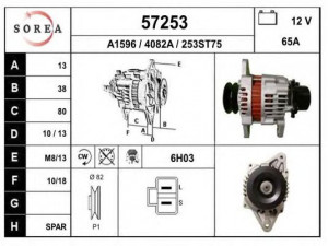 EAI 57253 kintamosios srovės generatorius
8972458502, LR160503