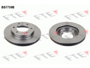 FTE BS7759B stabdžių diskas 
 Stabdžių sistema -> Diskinis stabdys -> Stabdžių diskas
4144108130