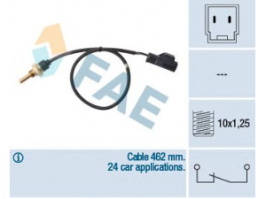 FAE 32424 siuntimo blokas, aušinimo skysčio temperatūra 
 Elektros įranga -> Jutikliai
8627679