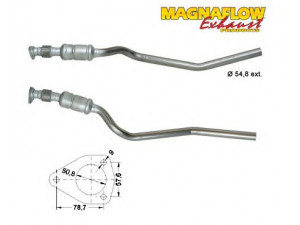 MAGNAFLOW 78804D katalizatoriaus keitiklis 
 Išmetimo sistema -> Katalizatoriaus keitiklis
3B0254200HV, 3B0254200HX, 8D0253301AD