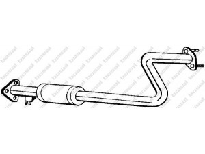 BOSAL 163-435 vidurinis duslintuvas 
 Išmetimo sistema -> Duslintuvas
18220-SE0-A21, 18220-SE0-A22, 18220-SE0-A23