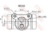 TRW BWL195 rato stabdžių cilindras 
 Stabdžių sistema -> Ratų cilindrai
069021740, 6314200018, 069021740