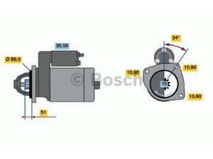 BOSCH 0 001 368 073 starteris 
 Elektros įranga -> Starterio sistema -> Starteris
391617