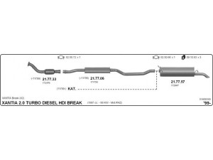IMASAF 514000169 išmetimo sistema 
 Išmetimo sistema -> Išmetimo sistema, visa