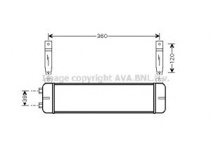 AVA QUALITY COOLING FD3343 alyvos aušintuvas, variklio alyva 
 Aušinimo sistema -> Radiatorius/alyvos aušintuvas -> Alyvos aušintuvas
1013579, 95CT7869AA
