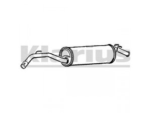 KLARIUS 230161 galinis duslintuvas 
 Išmetimo sistema -> Duslintuvas
5888946, 5980877, 5888946, 5980877