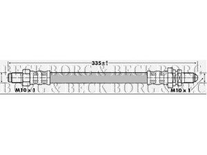 BORG & BECK BBH6656 stabdžių žarnelė 
 Stabdžių sistema -> Stabdžių žarnelės
1014204, 96FB2282AC, 1E00-43-980C