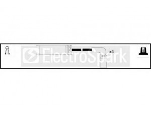 STANDARD OEK776 uždegimo laido komplektas 
 Kibirkšties / kaitinamasis uždegimas -> Uždegimo laidai/jungtys
96342284