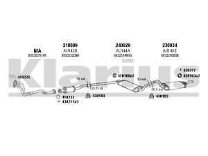 KLARIUS 940228E išmetimo sistema 
 Išmetimo sistema -> Išmetimo sistema, visa