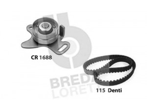 BREDA  LORETT KCD0391 paskirstymo diržo komplektas 
 Techninės priežiūros dalys -> Papildomas remontas
7700692315