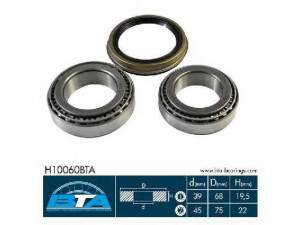 BTA H10060BTA rato guolio komplektas 
 Ašies montavimas/vairavimo mechanizmas/ratai -> Rato stebulė/montavimas -> Rato guolis