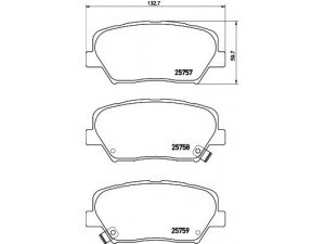HELLA 8DB 355 020-871 stabdžių trinkelių rinkinys, diskinis stabdys 
 Techninės priežiūros dalys -> Papildomas remontas
581013VA70, 581014ZA00, 58101A4A11