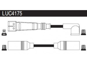 LUCAS ELECTRICAL LUC4175 uždegimo laido komplektas 
 Kibirkšties / kaitinamasis uždegimas -> Uždegimo laidai/jungtys
T657C