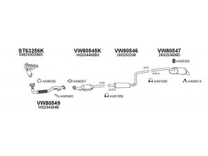 VENEPORTE 800279 išmetimo sistema 
 Išmetimo sistema -> Išmetimo sistema, visa