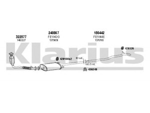 KLARIUS 362053E išmetimo sistema