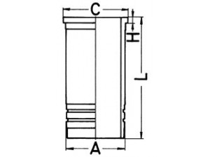 KOLBENSCHMIDT 89862110 cilindro įvorė 
 Variklis -> Cilindrai/stūmokliai
0425 7564, 0490 1316, 0425 7564