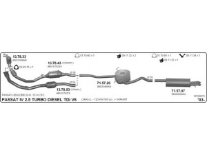 IMASAF 587000275 išmetimo sistema 
 Išmetimo sistema -> Išmetimo sistema, visa