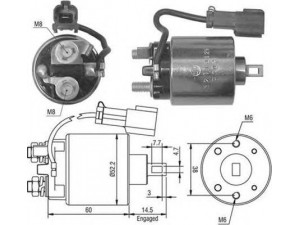 MAGNETI MARELLI 940113050445 solenoidinis jungiklis, starteris
S114701A