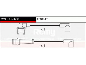 DELCO REMY DRL428 uždegimo laido komplektas 
 Kibirkšties / kaitinamasis uždegimas -> Uždegimo laidai/jungtys
6025003011, 7700720781
