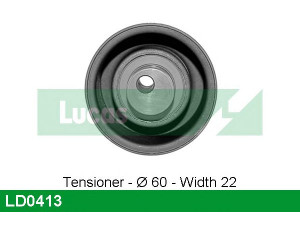 LUCAS ENGINE DRIVE LD0413 įtempiklio skriemulys, paskirstymo diržas
