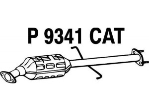 FENNO P9341CAT katalizatoriaus keitiklis 
 Išmetimo sistema -> Katalizatoriaus keitiklis
BM91127H, FPF9-20-600
