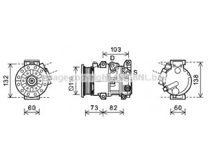 AVA QUALITY COOLING TOK685 kompresorius, oro kondicionierius 
 Oro kondicionavimas -> Kompresorius/dalys
8831053060