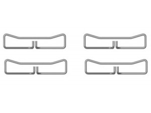 MINTEX MBA1691 priedų komplektas, diskinių stabdžių trinkelės 
 Stabdžių sistema -> Diskinis stabdys -> Stabdžių dalys/priedai