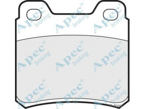 APEC braking PAD641 stabdžių trinkelių rinkinys, diskinis stabdys 
 Techninės priežiūros dalys -> Papildomas remontas
14201320, 1605728, 1605877, 1605879