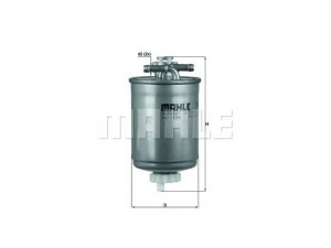 KNECHT KL 103 kuro filtras 
 Techninės priežiūros dalys -> Papildomas remontas
6K0127401G, 6K0127401H