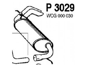 FENNO P3029 galinis duslintuvas 
 Išmetimo sistema -> Duslintuvas
WCG000030