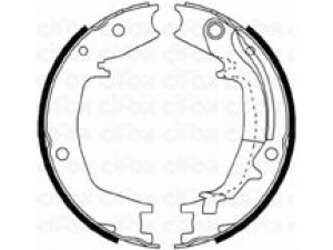 CIFAM 153-179Y stabdžių trinkelių komplektas, stovėjimo stabdis 
 Stabdžių sistema -> Rankinis stabdys
58350-26A00, 58350-26A10, 58350-2EA10