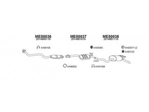 VENEPORTE 500004 išmetimo sistema 
 Išmetimo sistema -> Išmetimo sistema, visa