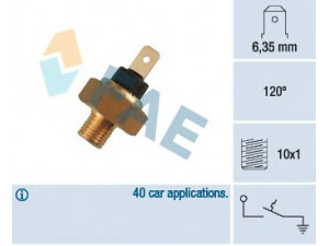 FAE 35520 temperatūros jungiklis, aušinimo skysčio įspėjimo lemputė 
 Aušinimo sistema -> Siuntimo blokas, aušinimo skysčio temperatūra
035 919 521 A, 171 919 521 F