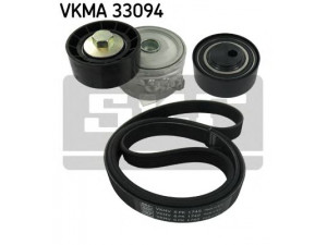 SKF VKMA 33094 V formos rumbuotas diržas, komplektas 
 Techninės priežiūros dalys -> Techninės priežiūros intervalai
71734716, 71753867, 5750.GK, 5750.VS