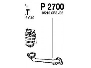 FENNO P2700 išleidimo kolektorius 
 Išmetimo sistema -> Išmetimo vamzdžiai
18210-SH3J01, 18210-SR3406, 18210-SR3J02