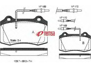METZGER 0434.14 stabdžių trinkelių rinkinys, diskinis stabdys 
 Techninės priežiūros dalys -> Papildomas remontas
9947643, 9950812, 4251.82, 4251.95