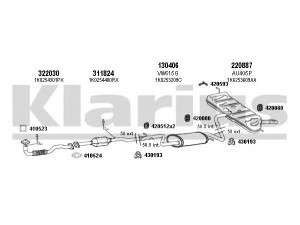 KLARIUS 940631E išmetimo sistema